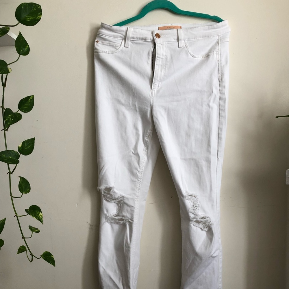 Joe Jeans White Ripped Jeans